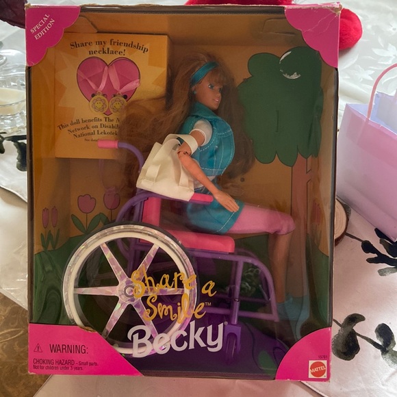 Mattel Toys Barbie Becky Share A Smile Special Edition Doll